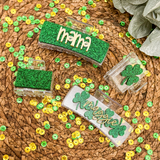 St. Patrick's Day Acrylic Hair Clips Wholesale