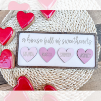 A House Full of Sweethearts Sign Wholesale